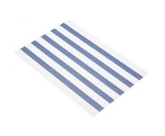 Kitchen Craft Set de Table, PVC, Blanc/Bleu, 28x18x18 cm