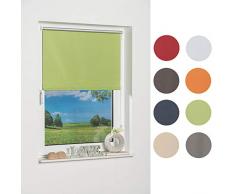 K-Home Klemmfix Mini Store occultant, Tissu, Vert, 70 x 150 cm