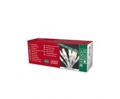 Konstsmide 6303-103 Mini guirlande lumineuse LED Intérieur Lumière blanche chaude 3,8 W/230 V Câble transparent 50 diodes
