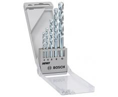 Bosch 1609200228 Foret à matériaux CYL-1 coffret de 5 pièces 4 x 5 x 6 x 8 x 10 mm