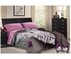 PETTI Artigiani Italiani - Couette dHiver, Édredon, Lit 180, Minable Lilla