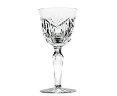 Verre de Bohême Lady Verres à vin et ciseles, Verre, 8 x 8 x 16 cm, Lot de 6