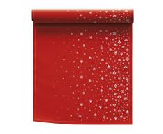 Serviette de table noÃ«l en coton 32x32cm - Rouleau de 6 serviettes - motifs/imprimÃ©s Ã©toiles