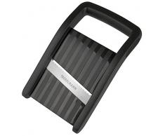 Fackelmann 45293 Mini mandoline, tranche lÃ©gumes manuel, mandoline, Acier inoxydable, Plastique, 17,5 x 10,2 x 1,8 cm