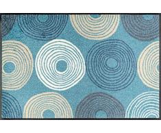 Wash+Dry 079781 Tapis, Surface en Polyamide, Blue, 50 x 75 cm