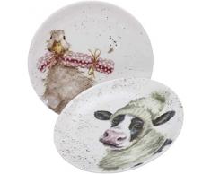 Portmeirion Home & Gifts WNB3994-XW Assiettes Multicolore