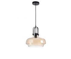 onli 3660/sMC Lampe à suspension style industriel E27, beige, à 33 cm