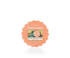 YANKEE CANDLE Tarts Bougies Chauffe-Plat de Bougies, Wax, Delicious Goyave, 8.4Â x 6.1Â x 1Â cm