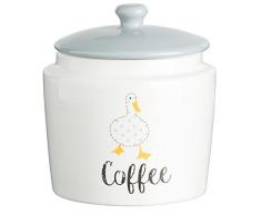 Price & Kensington Madison Bocal à café en Porcelaine Fine, Blanc