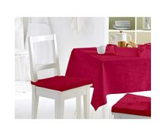 Soleil dOcre 817569 Croco Nappe Antitaches Rectangle Polyester Fuchsia 140 x 240 cm