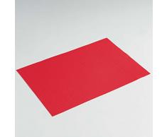 dÃ©corline set de table 32x47cm pvc melix rouge