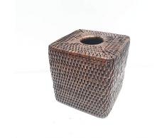 Mouchoir boite carrÃ©e rotin haut de gamme
