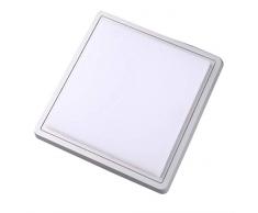 LeuchTek Plafonnier LED en plastique Blanc Taille unique