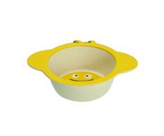 Novastyl 7097072 Maya Coupelle Bambou Jaune/Bleu 19,1 x 15 x 5,2 cm