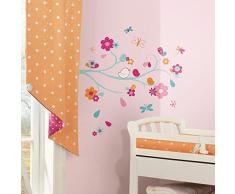 RoomMates 54254 Autocollant Mural Motif Zutano Oiseau Papier Multicolore 48 x 8 x 8 cm