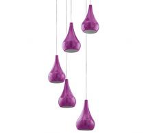 Eglo 92946 Suspension, MÃ©tal, E14, Violet