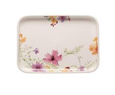 Villeroy & Boch Mariefleur Basic Plat de service de cuisson, 36x26 cm, Porcelaine Premium, Blanc/Multicolore