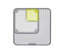 Kitchen Craft Lot de 3 Tapis de Protection rÃ©glable en Plastique Gris/Vert 30,3 x 30,3 x 0,3 cm