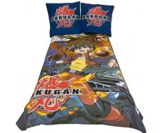 Belltex Set de lit Bakuga Housse de Couette 140 x 200 et taie doreiller 80 x 80 cm