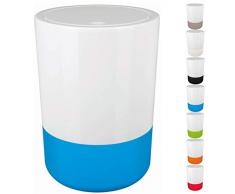 Spirella 10.17576 Moji Poubelle de Salle de Bain Bleu