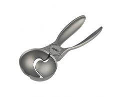 Moha 51811 Cuillère à Glace, Aluminium Coulé, Gris, 10 x 27 x 3 cm