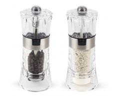 Peugeot Oslo Duo Poivre + Moulin à sel Humide, Transparent (2/34573)