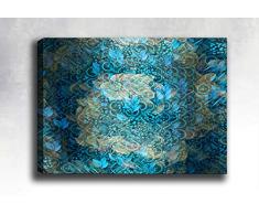 Bonamaison Peinture sur toile, multicolore, 70 x 100 cm - ConÃ§u et fabriquÃ© en Turquie