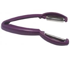 Fackelmann 41979 Eplucheur Ã LÃ©gumes 2 en 1 Aubergine/Noir