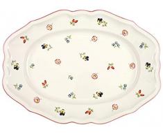 Villeroy & Boch Petite Fleur Plat de service, 37 cm, Porcelaine Premium, Blanc/Multicolore