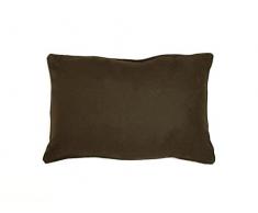Soleil dOcre 547548 Panama Coussin DÃÂ©co BrodÃÂ© Coton Taupe 30x50 cm