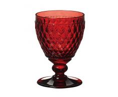 Villeroy & Boch Boston Coloured Verre Ã vin blanc Red, 230 ml, Cristal, Rouge