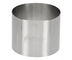 Patisse 2048071 Cercle à Pâtisserie Acier Inoxydable 6,0 x 9 cm