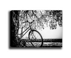 Bonamaison Peinture sur toile, multicolore, 50 x 70 cm - Conçu et fabriqué en Turquie