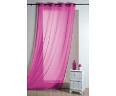 Lovely Casa R61290010VL Lisa Voilage Polyester Fuchsia 260 x 135 cm
