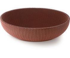 Alessi Lg01 R la Trama E Lordito Centre de Table en Mortier I.design Effix®, Rouge