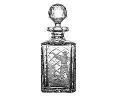 Crystelle aljulia Carafe Ã Whiskey, Cristal, 750Â ML, 10Â x 10Â x 25Â cm