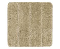Wenko Tapis de Bain, Polyester, Beige, 65 x 55 x 0,1 cm