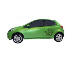 TATOUTEX 3613240651757 Sticker Mural, Vert Forêt, L 90cm x H 98cm