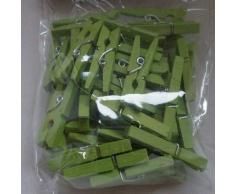 Efco Fil Pinces Ã Linge, en Bois, Vert Clair, 30Â mm, 40