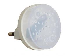 Tibelec 621710 Lampe veilleuse enfichable, petite taille, Plastique, 1 W, Orange