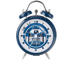 Star Wars R2-D2Â Mini Twin Bell Horloge, Bleu