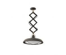 Faro Barcelona 66212 PLEC LED Lampe suspension extensible marron vieilli