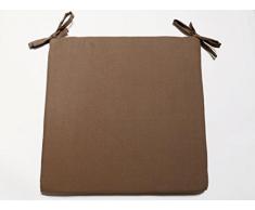 Soleil dOcre 008034 Panama Dessus de Chaise Coton Taupe/Ecru 40 x 40 cm