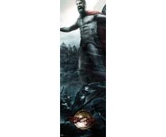 1art1 40683 Poster de Porte 300 Leonidas Collage 158 X 53 cm