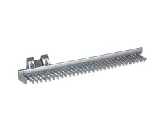 Emuca - Porte-Cravates latÃ©ral extractible pour Armoire, Aluminium et Plastique, AnodisÃ© Mat
