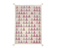 Art For Kids TAP22PG Tapis, 80% Laine / 20% Coton, Rose, 80 x 150 cm