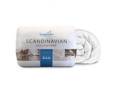 Snuggledown Couette de Scandinavie en Fibre Creuse, Polyester, Blanc, Simple