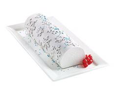 silikomart 25.071.63.0065 Moule Frozen BÃ»che, Silicone, Gris, 12 x 29,5 x 5 cm