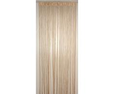 HomeMaison HM69807870 Rideau à Fils Spaghetti Beige
