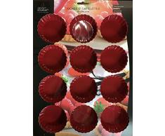 JJA 111051A Moule â 12 Tartelettes Silicone Rouge